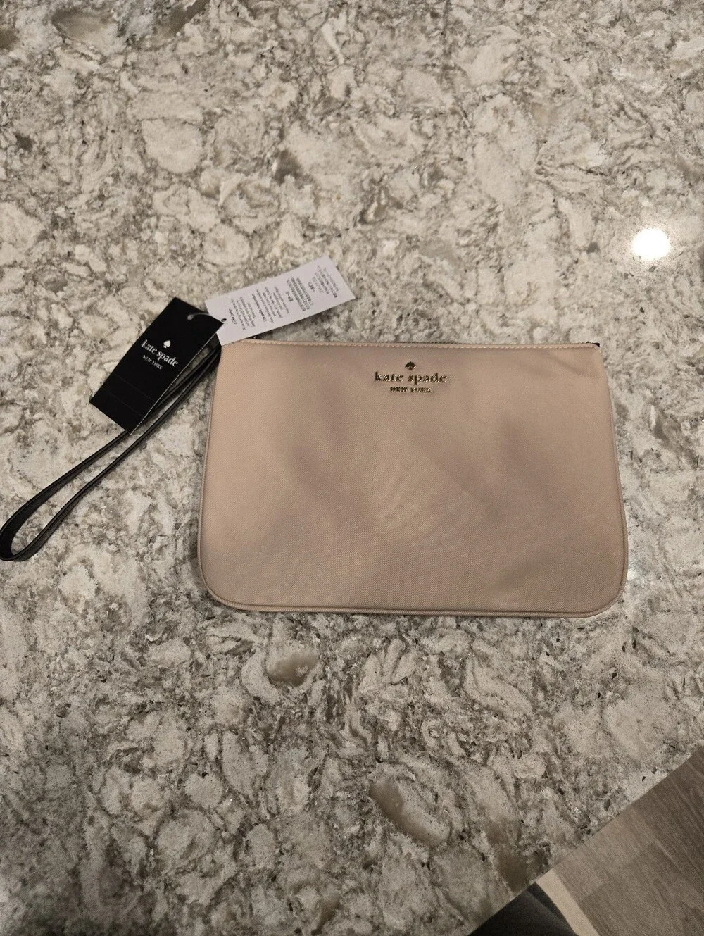 kate spade New York Nude Wristlet Clutch